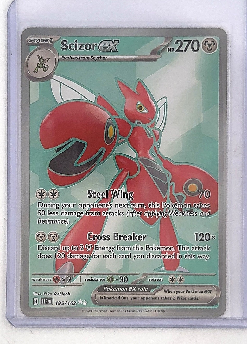 Scizor ex - 195/162 #195/162 — front