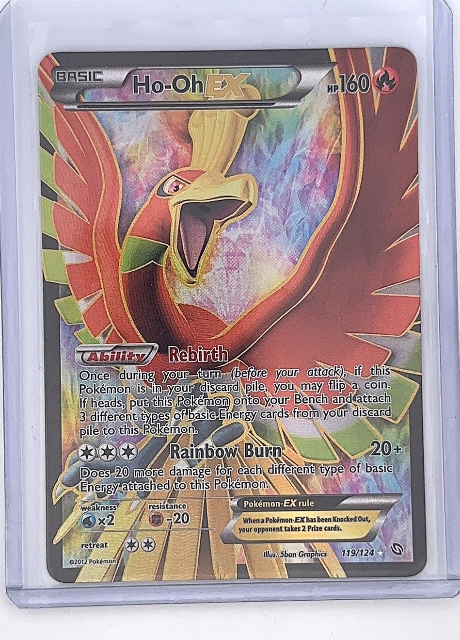 Ho-Oh Ex (119 Full Art) #119/124 — front