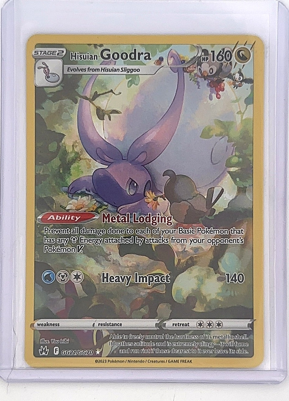 Hisuian Goodra #GG21/GG70 — front