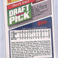 Derek Jeter 1992 Draft Pick #98 — back