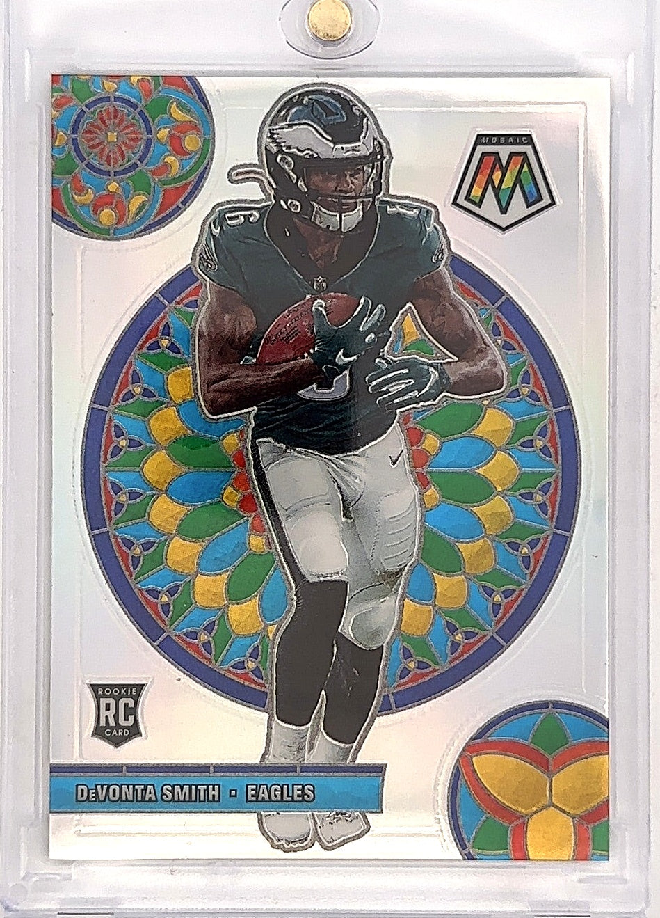 2021 Panini Mosaic Glass DeVonta Smith #GM-27 — front