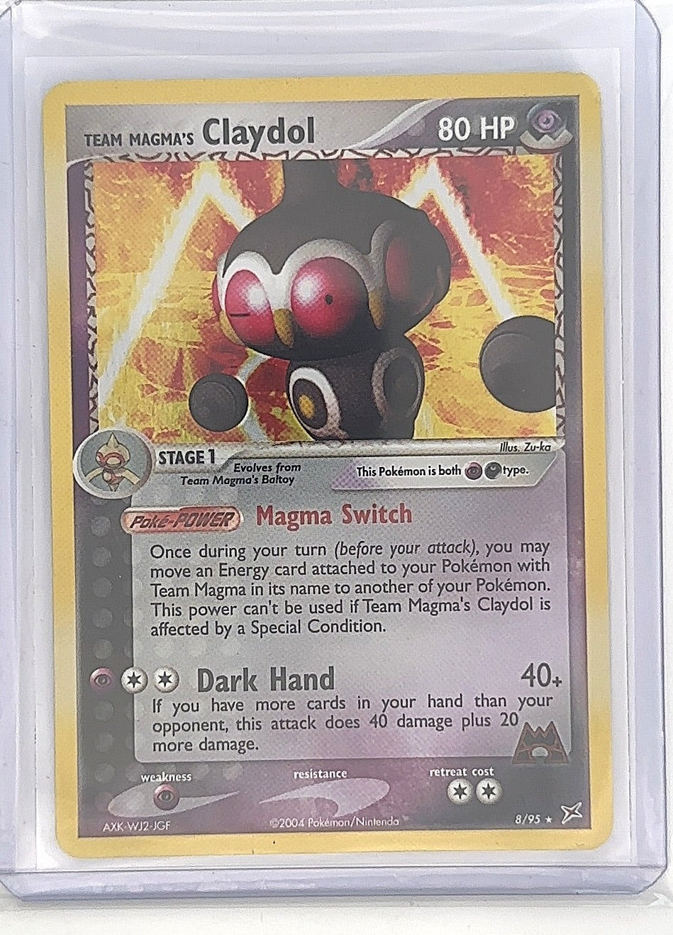 Team Magma's Claydol - 8/95 #8/95 — front