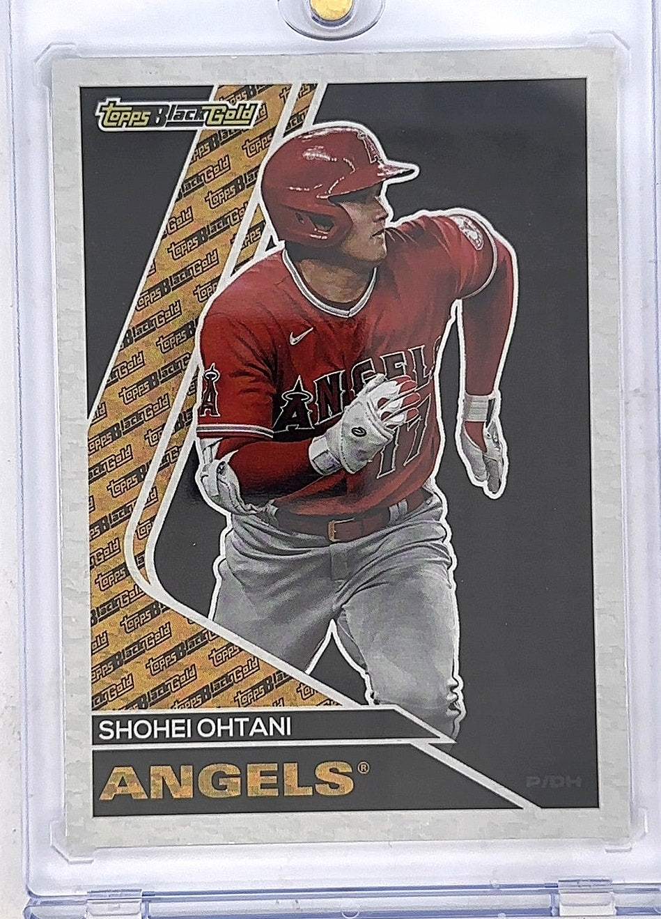 2023 Topps Update Black Gold Shohei Ohtani #BG-4 — front