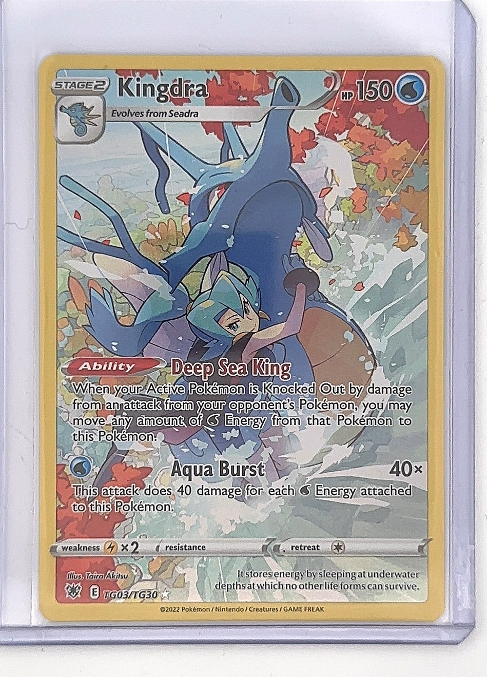 Kingdra #TG03/TG30 — front