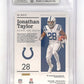 Jonathan Taylor 2020 Rookie Notable Signatures Ruby /10 BGS MINT 9 — back