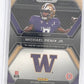 Michael Penix Jr Panini Prizm Draft Pick Autographs Rookie Card — back
