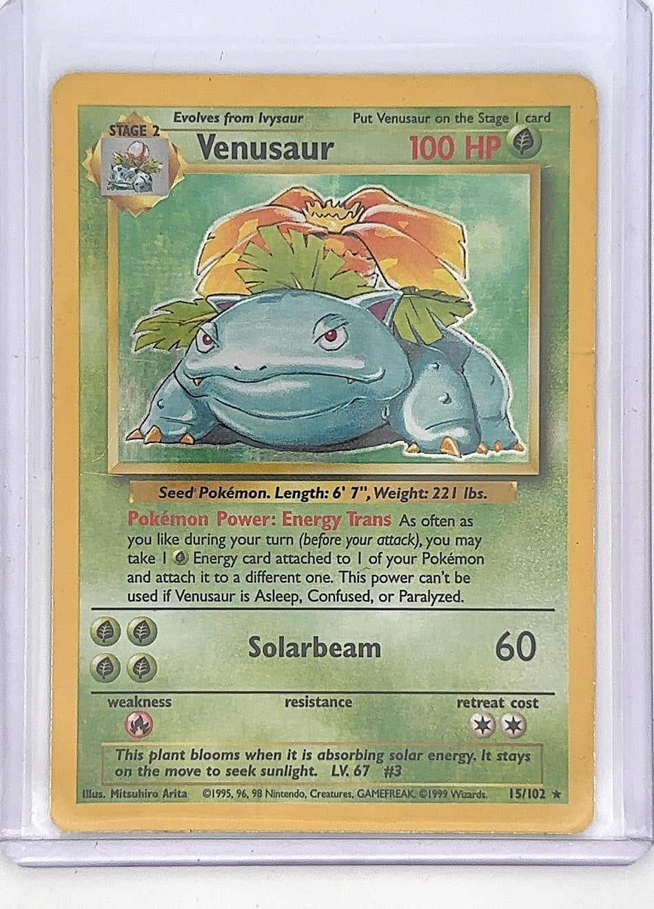 Venusaur #015/102 — front