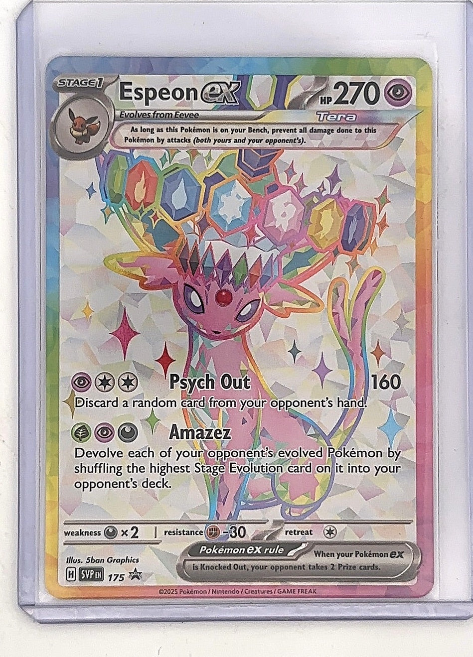 Espeon ex - 175 #SVP 175 — front
