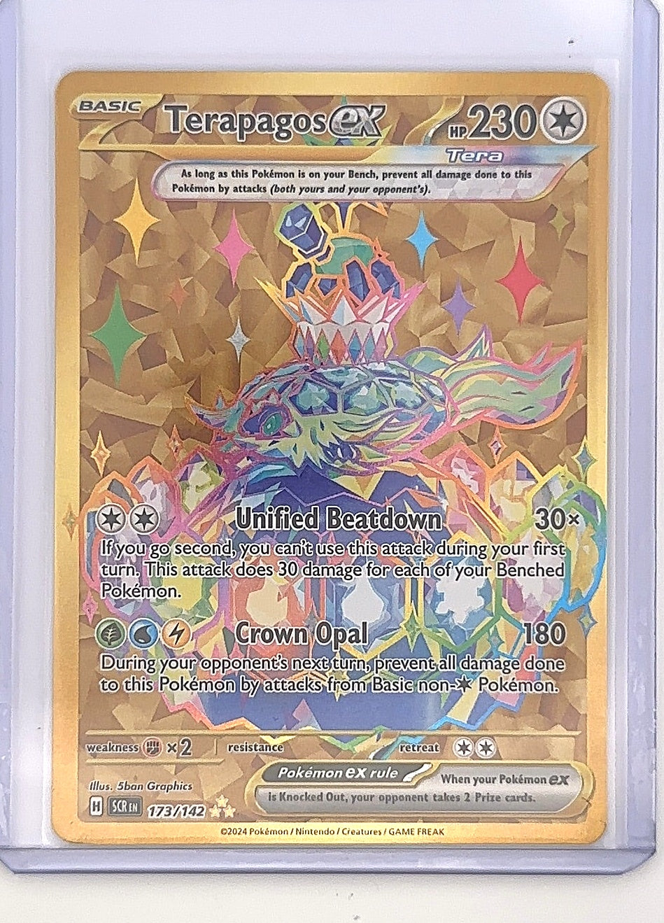 Terapagos ex - 173/142 #173/142 — front