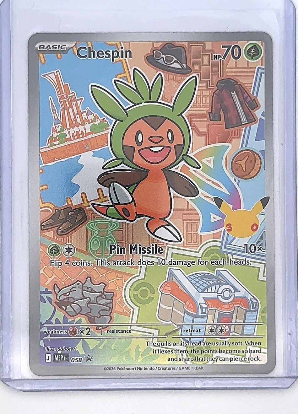 Chespin -  058 #058 — front