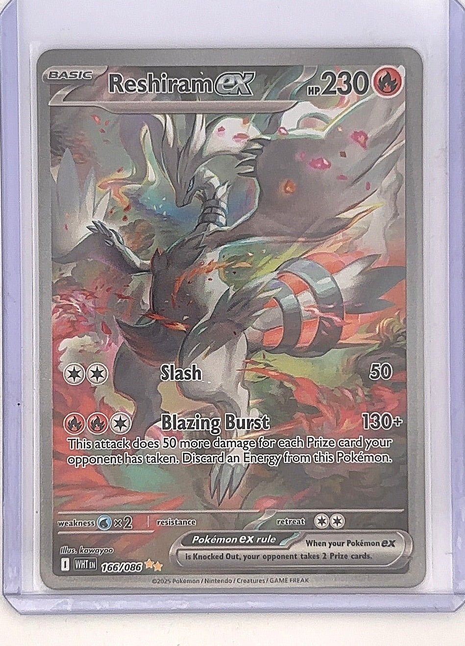 Reshiram ex - 166/086 #166/086 — front