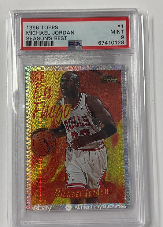 1996 Topps Michael Jordan Seasons Best Season's Best — front