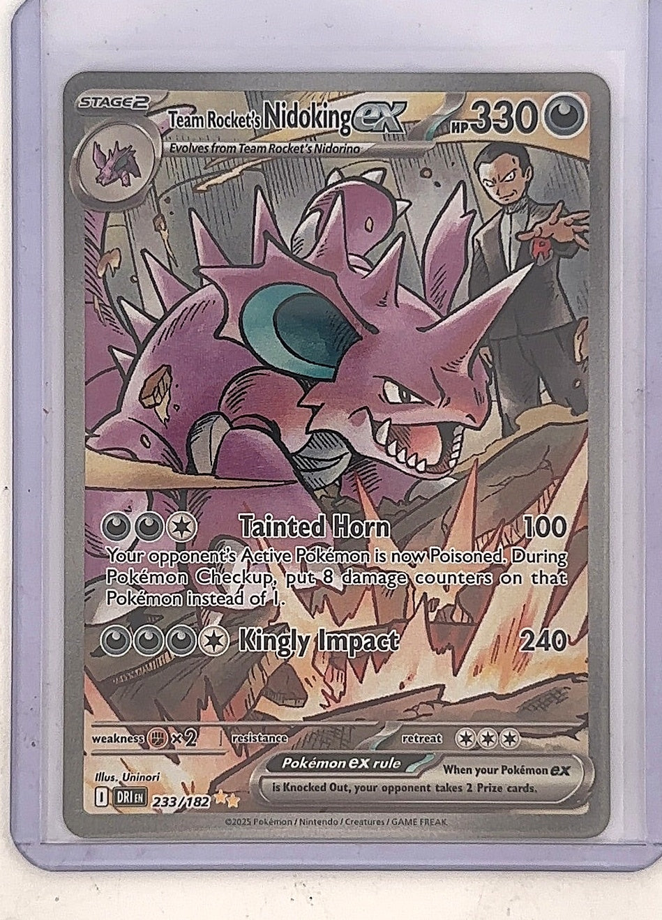 Team Rocket's Nidoking ex - 233/182 #233/182 — front