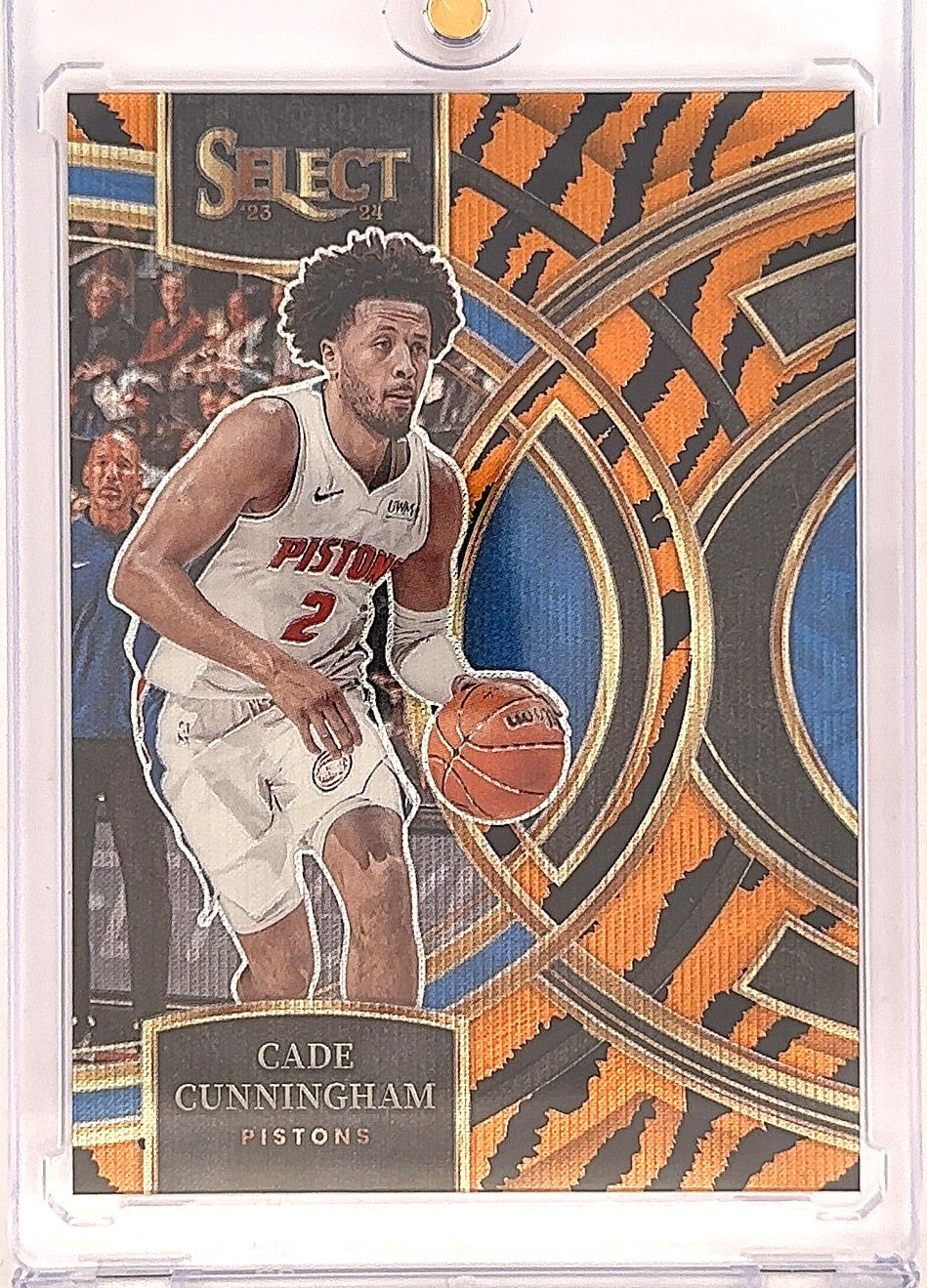 2023 Panini Select Cade Cunningham [Tiger Prizm] #175 — front