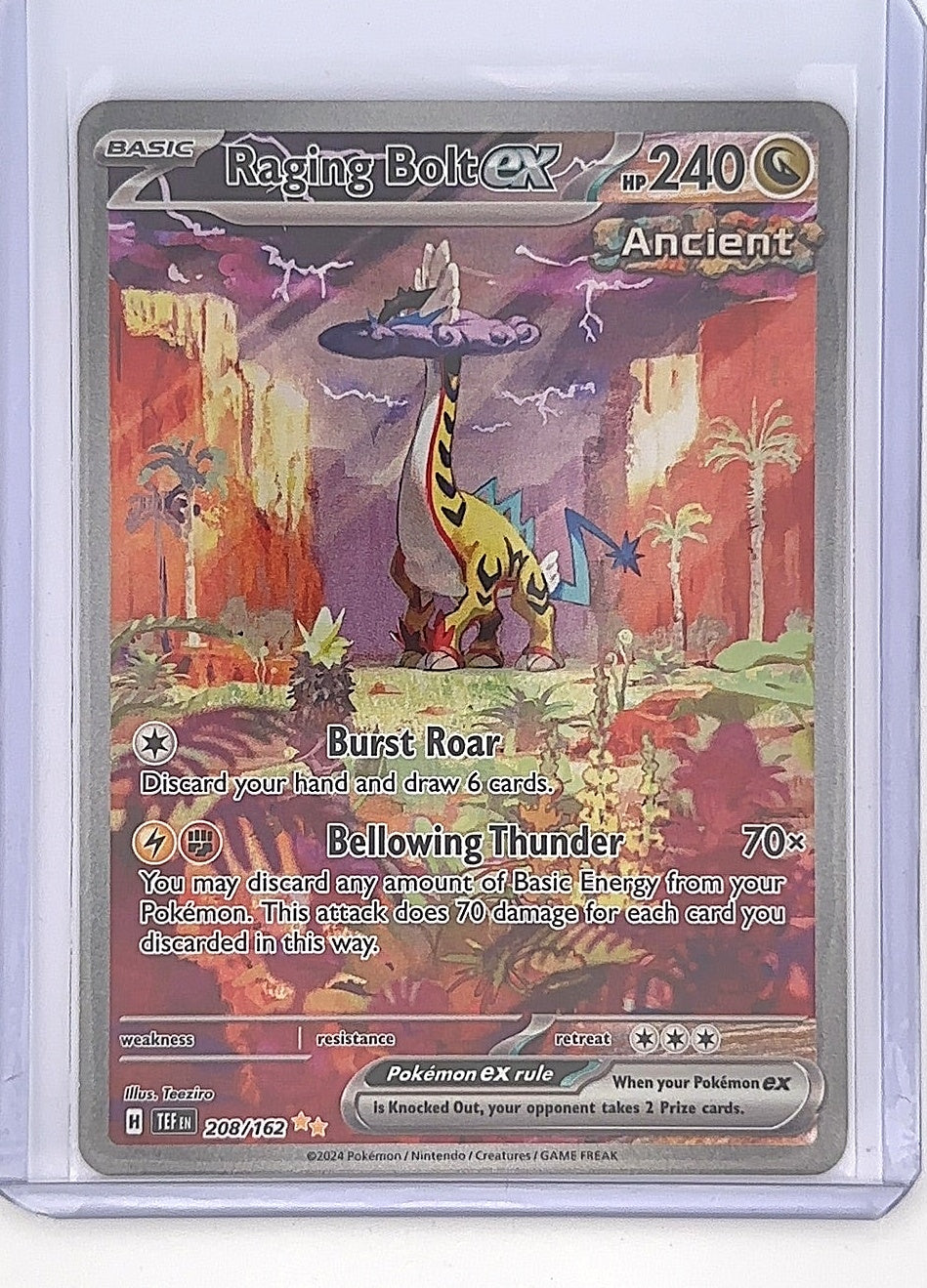 Raging Bolt ex - 208/162 #208/162 — front