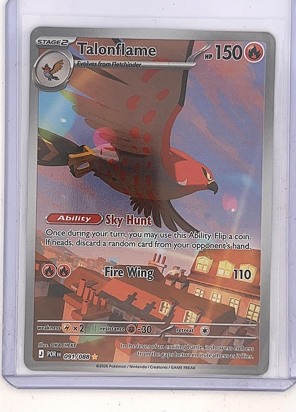 Talonflame - 091/088 #091/088 — front