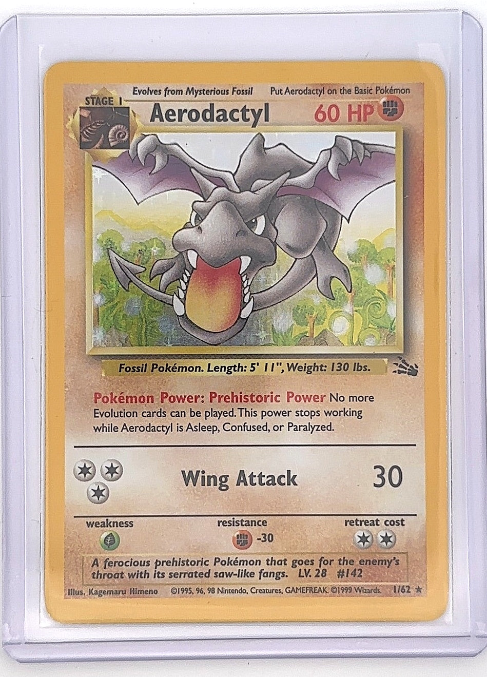 Aerodactyl (1) #01/62 — front