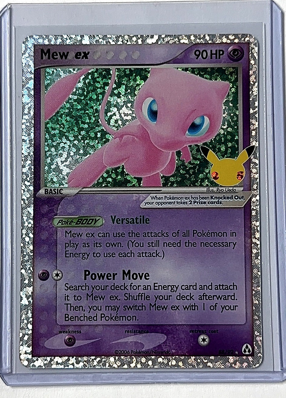 Mew ex #88/92 — front