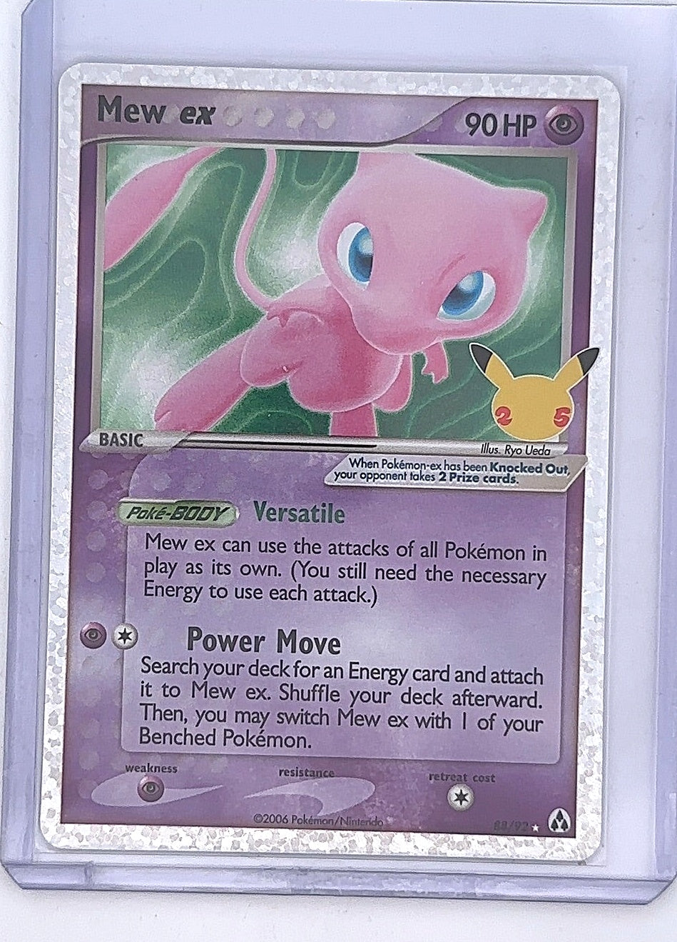 Mew ex #88/92 — front