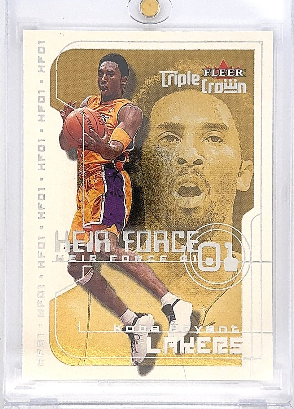 2000 Fleer Triple Crown Heir Force 01 Kobe Bryant #15 — front