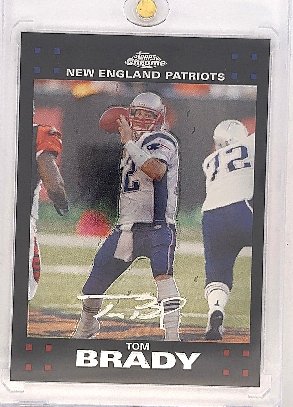 2007 Topps Chrome Tom Brady #TC6 — front