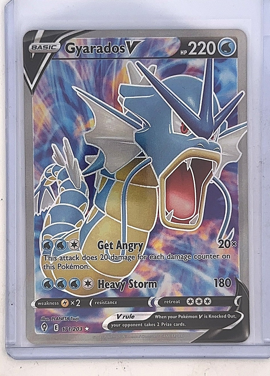Gyarados V (Full Art) #171/203 — front