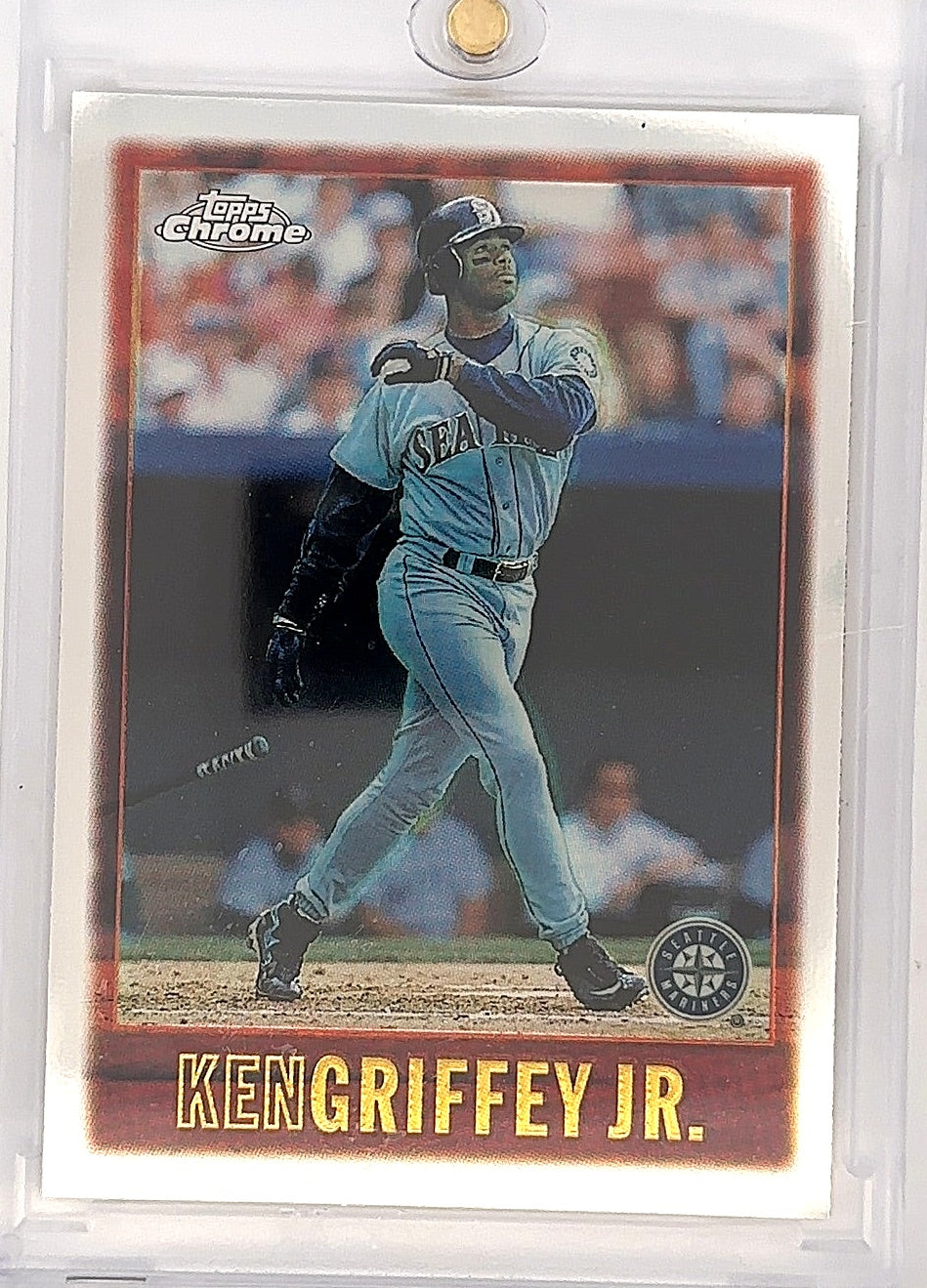 1997 Topps Chrome Ken Griffey Jr. #101 — front