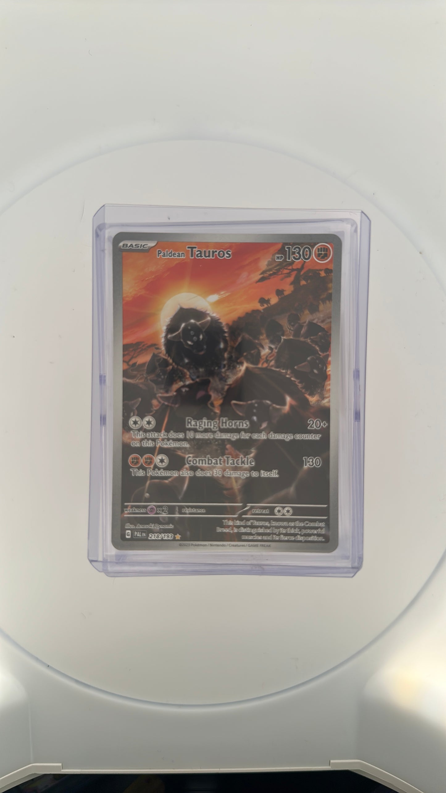 Paldean Tauros - 218/193 SV02: Paldea Evolved #218/193 — front