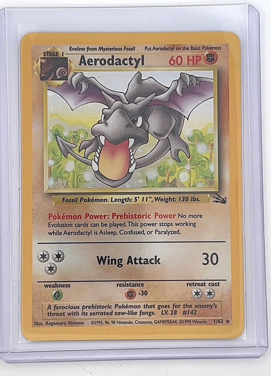 Aerodactyl (1) #01/62 — front