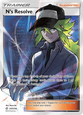 N's Resolve (Full Art) #232/236 — stock