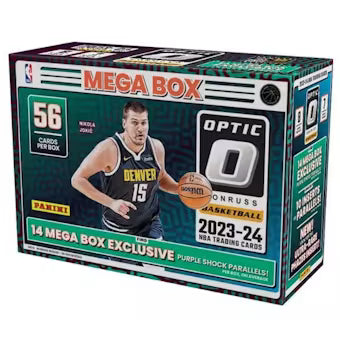2023/24 Panini Donruss Optic Basketball Mega Box (Purple Shock)