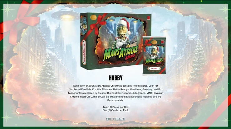 2026 Topps Mars Attacks Christmas Hobby Pack