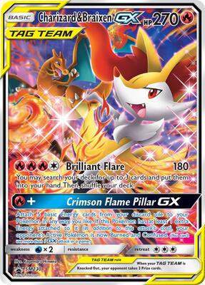 Charizard & Braixen GX - SM230 #SM230 — stock