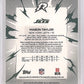 2025 Topps Resurgence Mason Taylor [Orange Power Signature] #173 — back