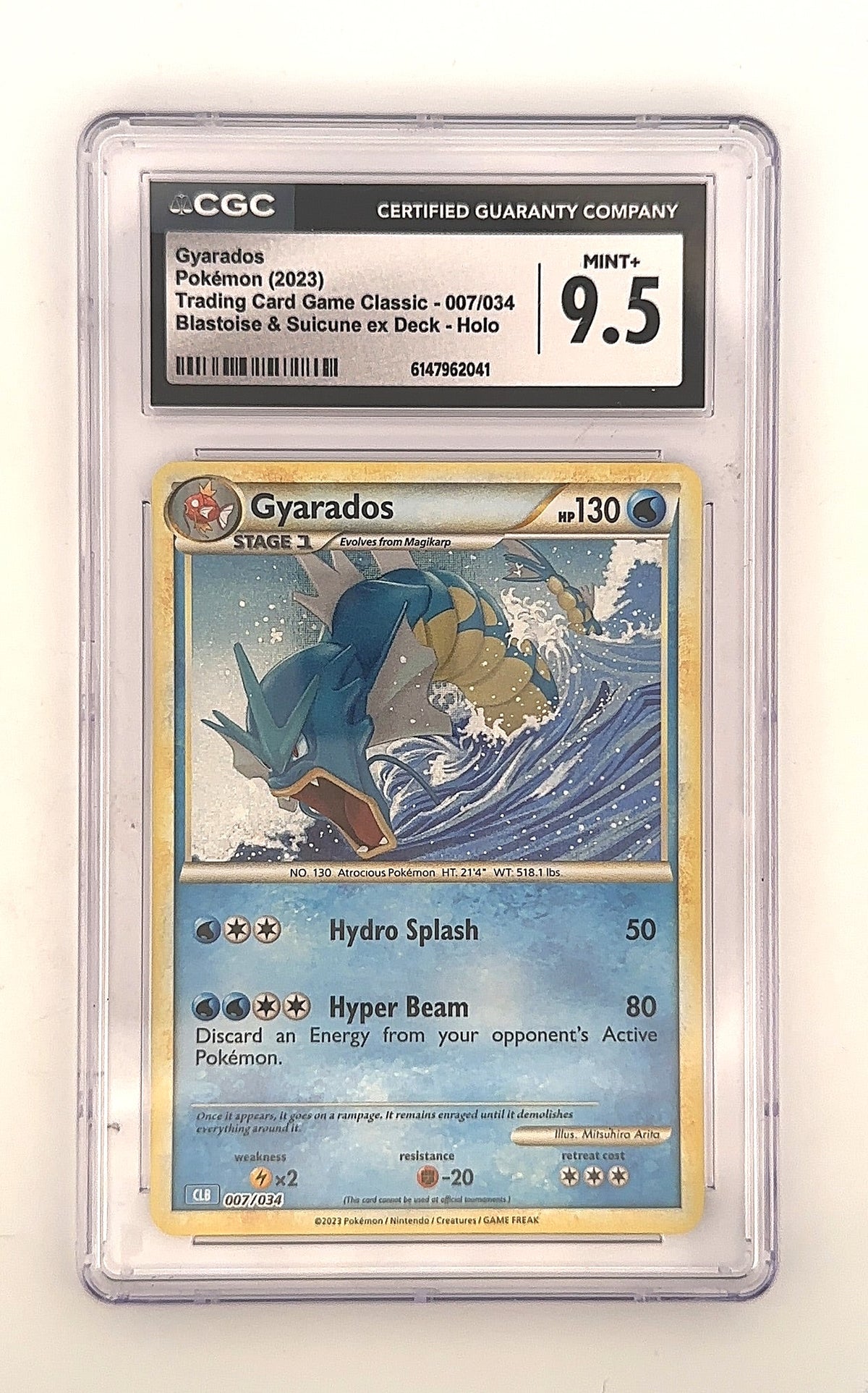 Gyarados #007/034 CGC 9.5 — front