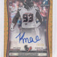 2026 Bowman Chrome Rookie Autograph NFL Kayden McDonald [Gold Geometric] #BCRA-KM — front