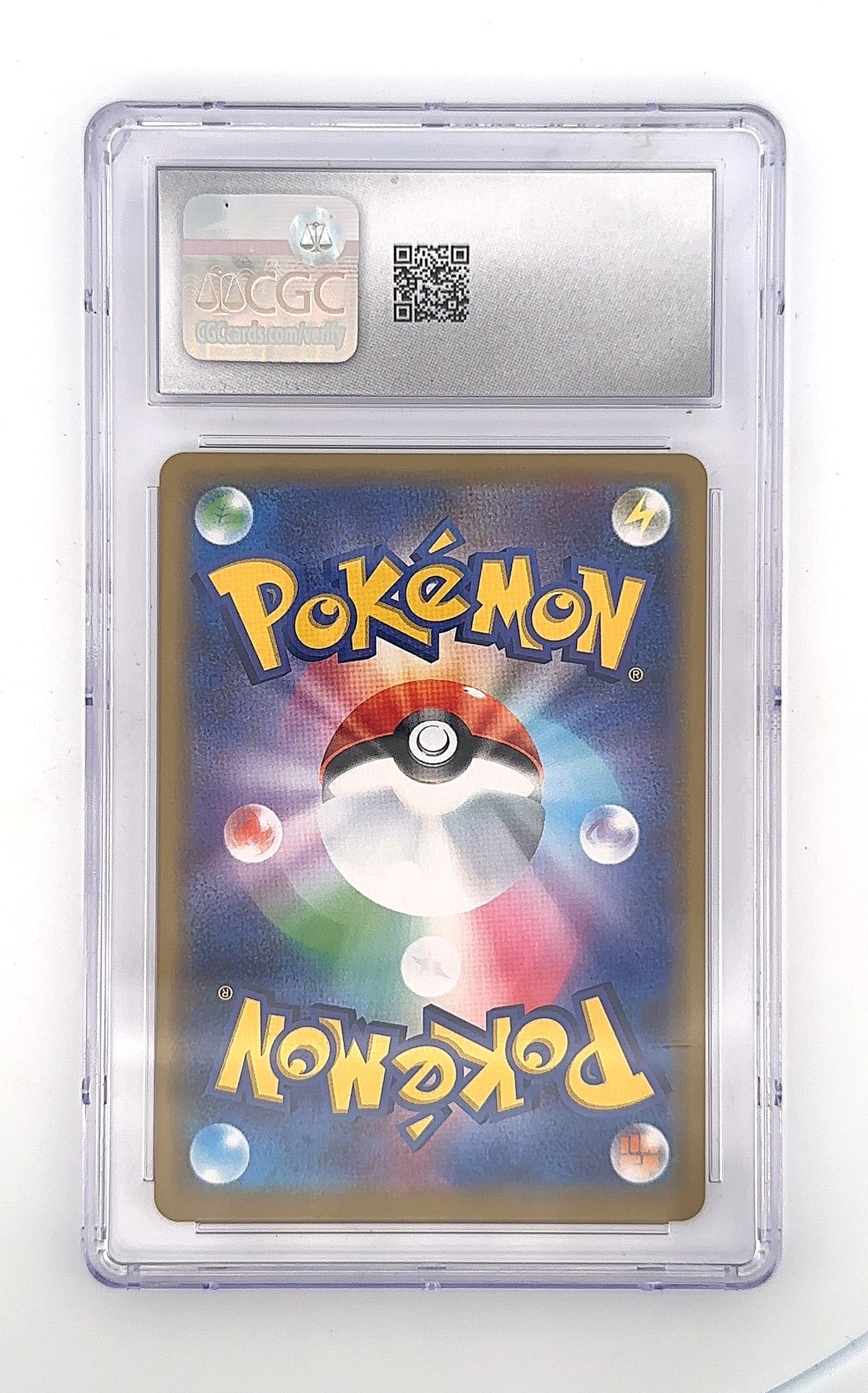 Rayquaza GX #100/173 CGC PRISTINE 10 — back
