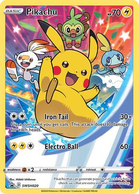 Pikachu - SWSH020 #SWSH020 PSA MINT 9 — stock