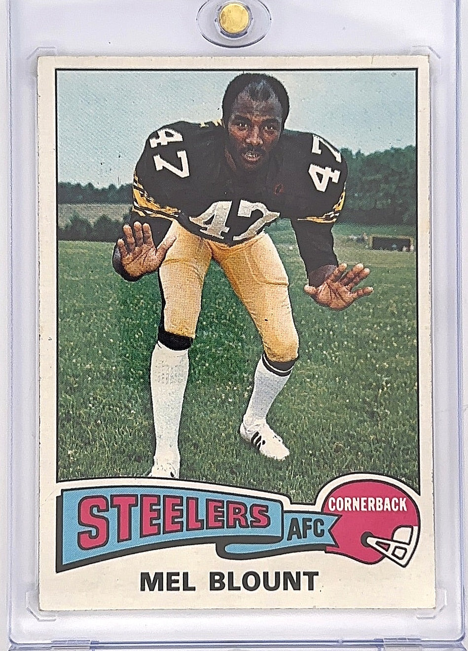 Mel Bount #12 1975 Topps — front