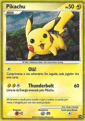 Pikachu (Portuguese) #PW 9 — stock