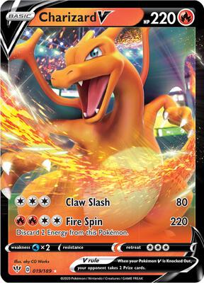 Charizard V #019/189 — stock