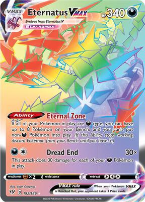 Eternatus VMAX (Secret) #192/189 — stock