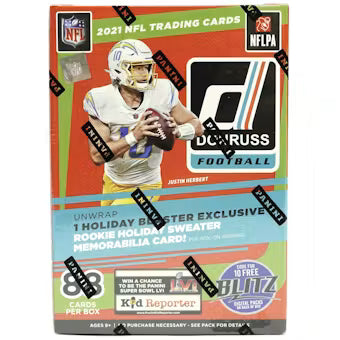 2021 Panini Donruss Football Holiday Blaster Box
