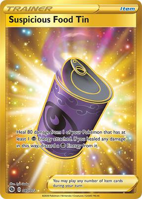 Suspicious Food Tin (Secret) #80/73 — stock