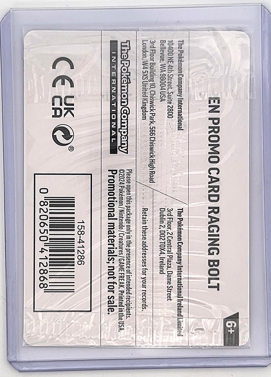 Raging Bolt - 111/142 (Cosmo Holo) (Best Buy) #111/142 — back