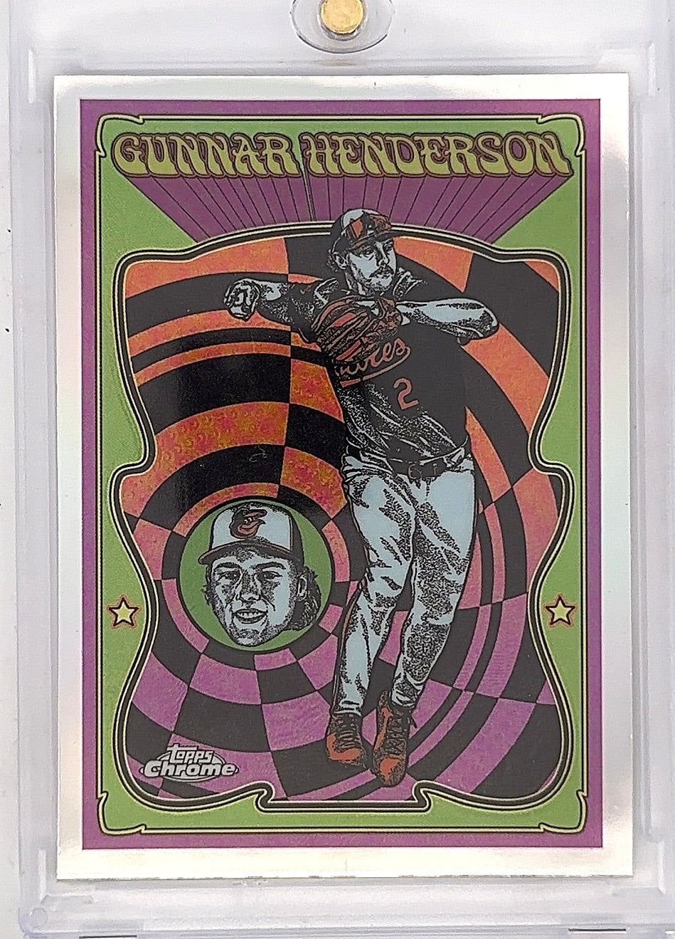 2025 Topps Chrome Ultra Violet All Stars Gunnar Henderson #UV-5 — front
