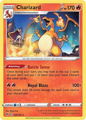 Charizard #025/185 PSA GEM MT 10 — stock