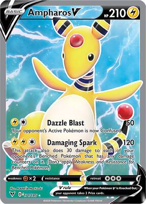 Ampharos V (Full Art) #171/185 — stock