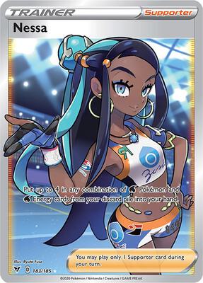 Nessa (Full Art) #183/185 — stock