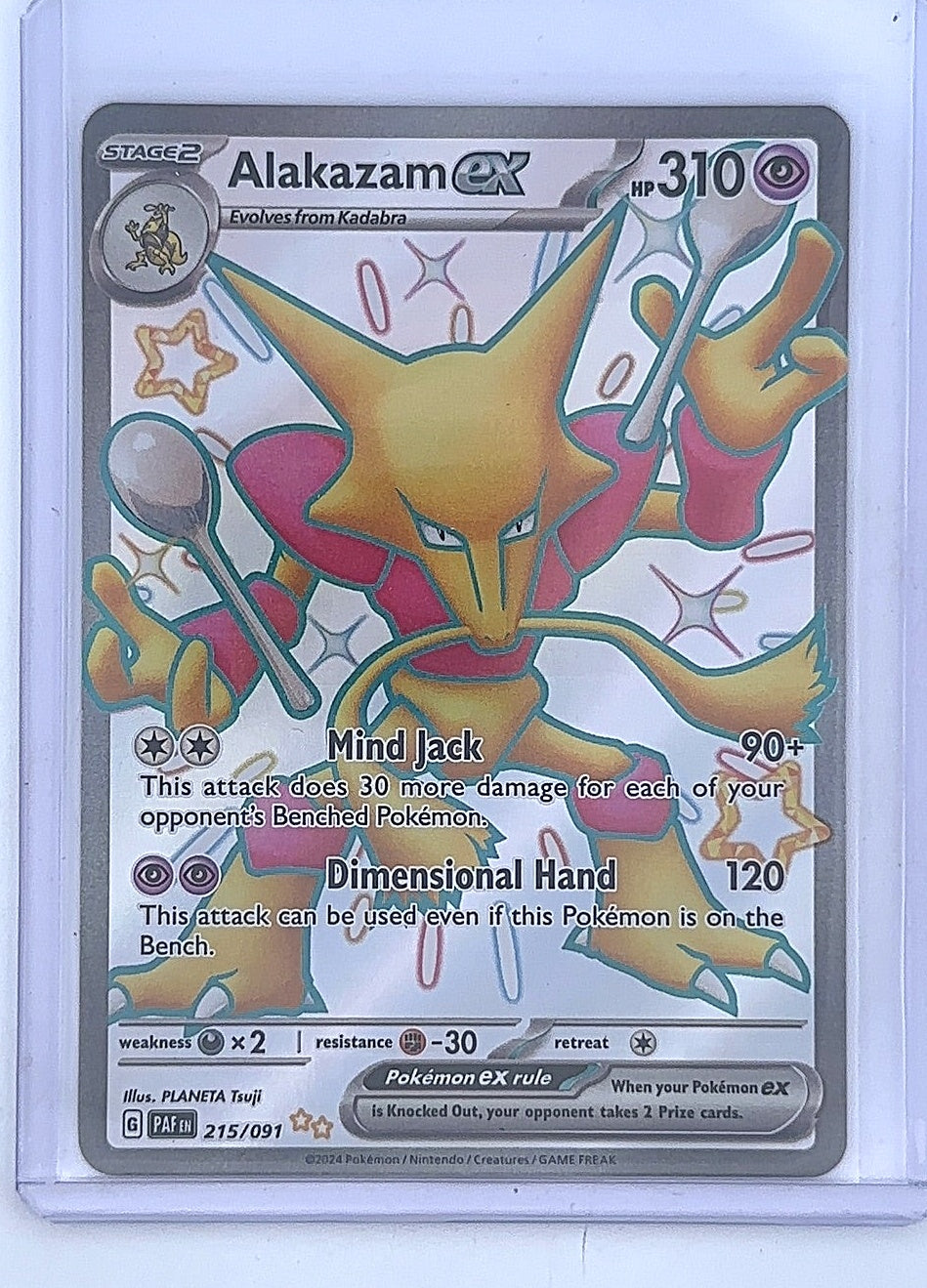 Alakazam ex #215/091 — front